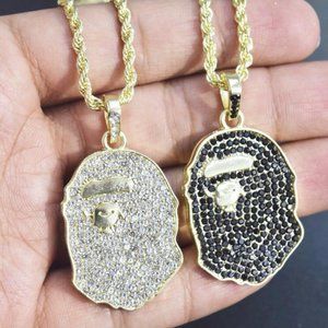 Iced Out Bape Necklace